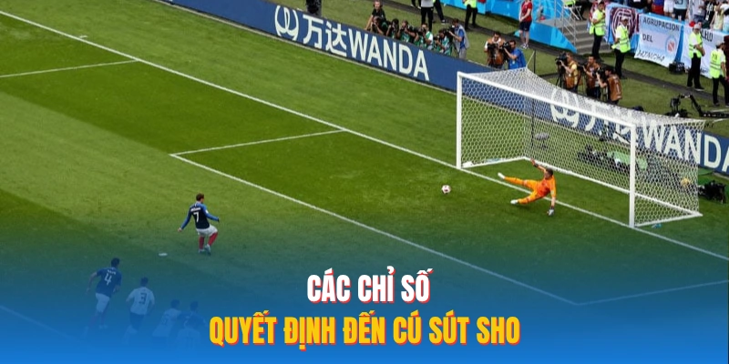 Các chỉ số quyết định đến cú sút SHO